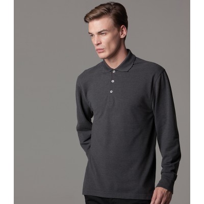 Kustom Kit Long Sleeved Poly/Cotton Pique Polo Shirt 