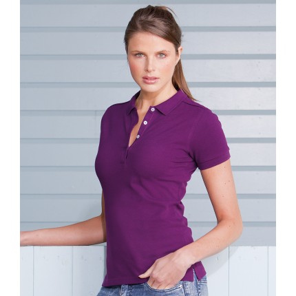 Russell Ladies Stretch Pique Polo Shirt 