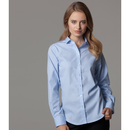 Kustom Kit Ladies Long Sleeve Premium Corporate Shirt 