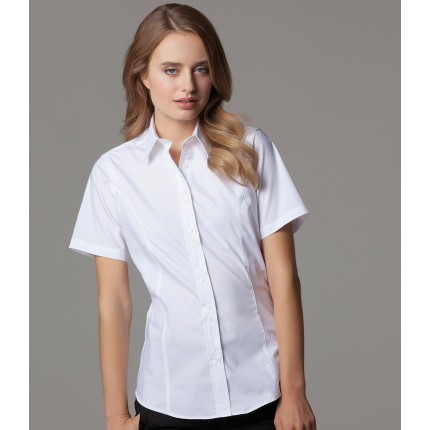 Kustom Kit Ladies Short Sleeve City Business Shirt
